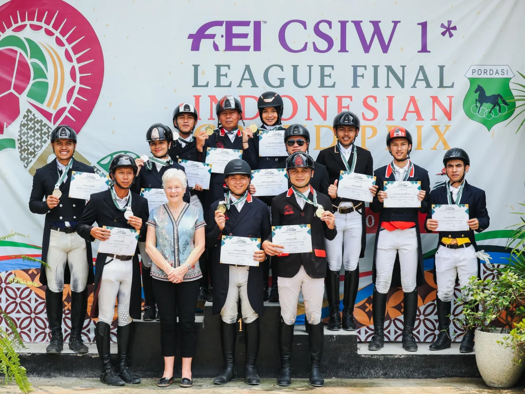 Podium dressage beregu advanced