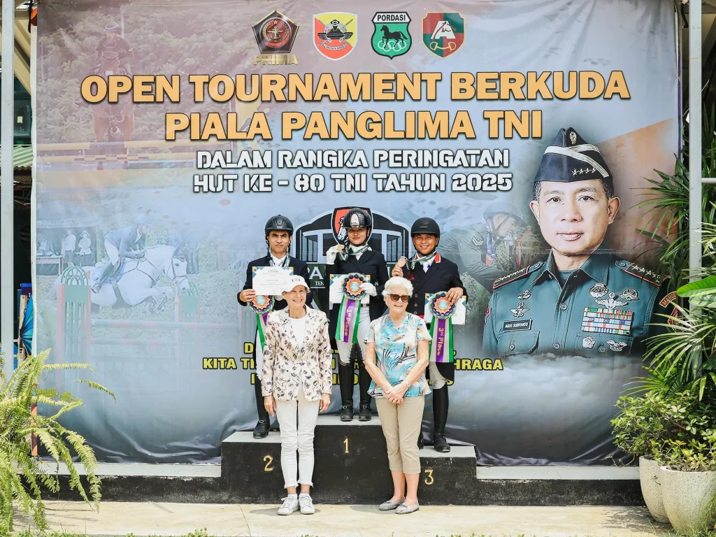 Kejurnas Equestrian 2025, Pertandingan Dressage Usai, Kontingen Jawa Barat Pimpin Klasemen Sementara Perolehan Medali